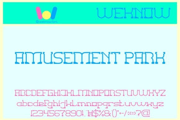 Amusement Park Font: Vintage Slab Serif for Modern Web Design