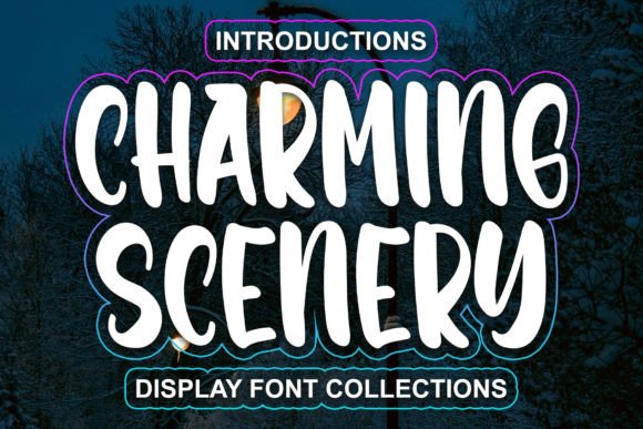 Charming Scenery: A Handwritten Display Font for Modern Web Design