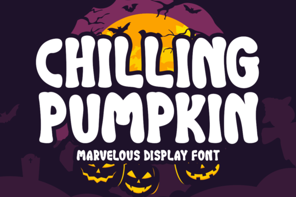 Chilling Pumpkin: A Display Font That Captures Attention in Campaigns