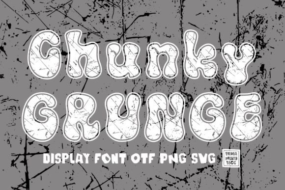 Chunky Grunge: A Display Font That Commands Attention in Campaigns