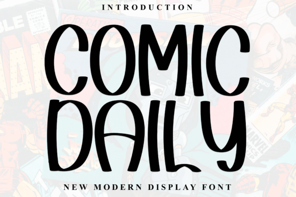 Comic Daily Font: A Playful Typeface for Handmade Products