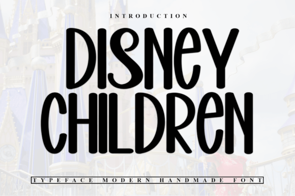 Disney Children: A Festive Display Font for Joyful Web Design