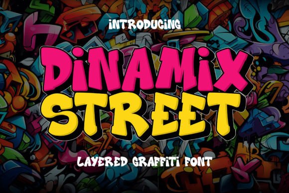 Dynamix Street: A Graffiti-Inspired Display Font for Bold Branding
