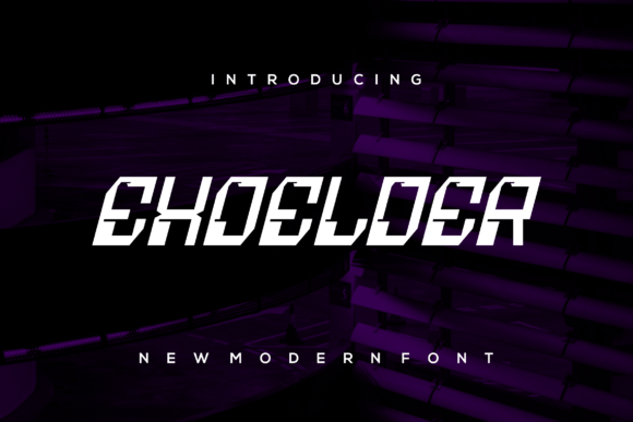 Exoelder: A Bold Display Font for Digital-First Branding