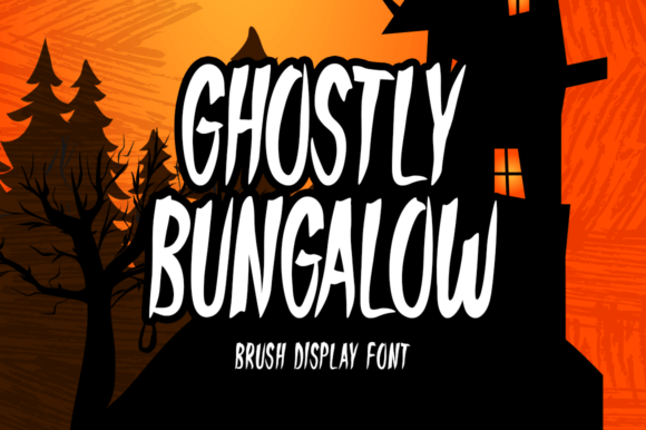 Ghostly Bungalow: A Display Font Built for Bold Brand Messaging