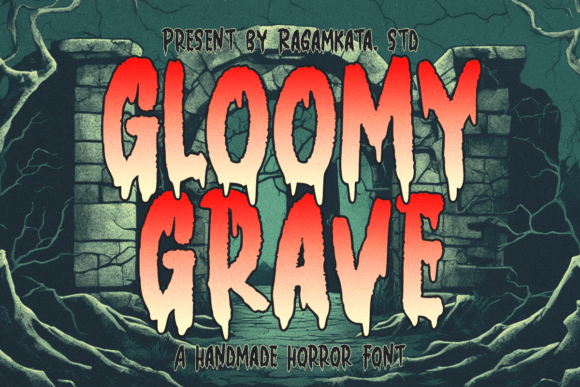 Gloomy Grave: A Handmade Horror Font for Real Branding Projects