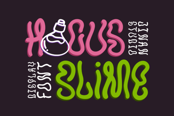 Hocus Slime: A Playful Display Font for Editorial Design