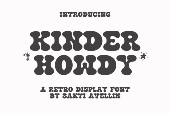 Kinder Howdy: A Handcrafted Display Font That Brings Authenticity to Web Design