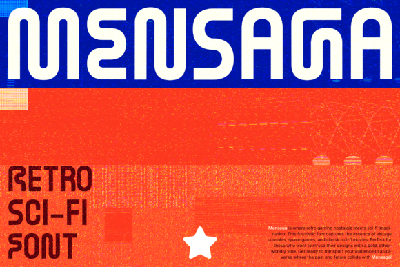 Mensaga Font: A Maker’s Dream for Retro-Futuristic Designs