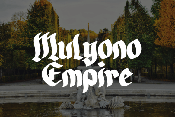 Mulyono Empire: A Display Font Built for Bold Campaigns