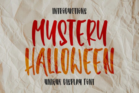 Mystery Halloween Font Brings Handwritten Charm to a Small Brand Identity