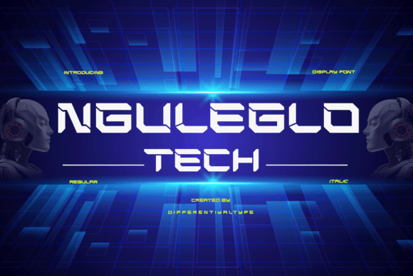 Nguleglo Tech: A Display Font Built for Modern Marketing