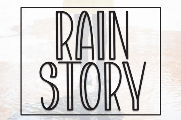 Rain Story: A Display Font That Gives Small Brands a Polished Edge