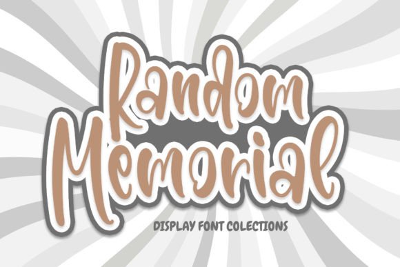 Random Memorial Brings Playful Energy to Your Brand Fonts