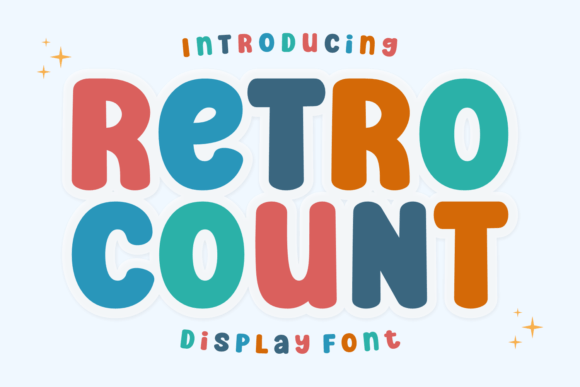 Retro Count: A Handmade Maker’s Essential Display Font