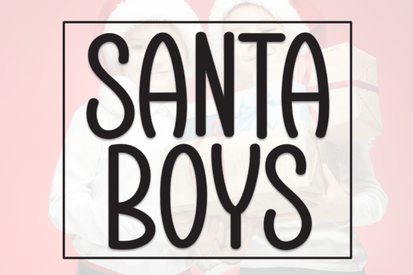 Santa Boys Font Brings Warm Character to Editorial Design