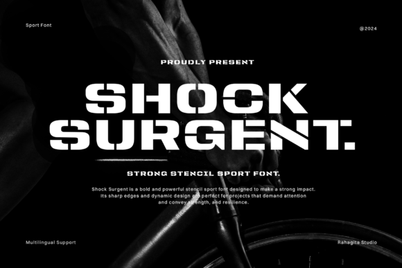 Shock Surgent: A Stencil Display Font Built for Impact