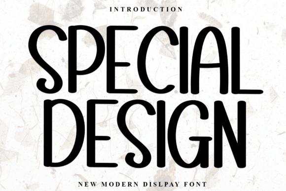 Special Design Font: A Display Typeface for Digital Branding