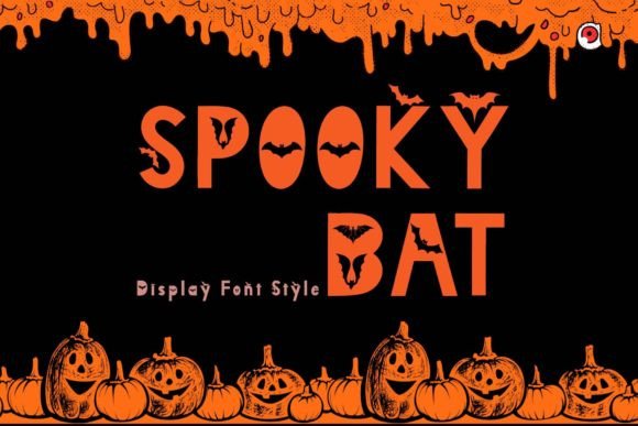 Spooky Bat: A Horror Display Font for Editorial Design