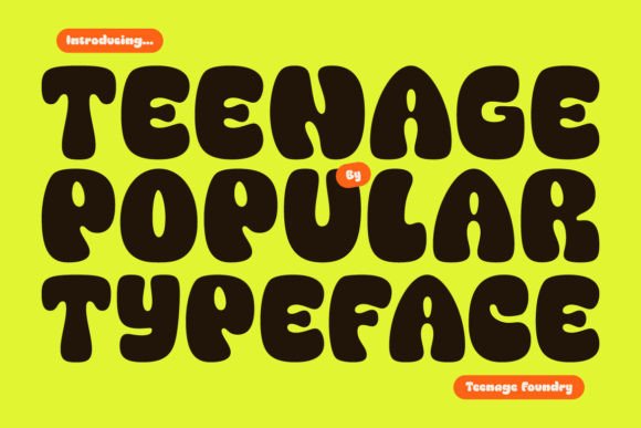 Teenage Popular: A Designer’s Take on This Display Font