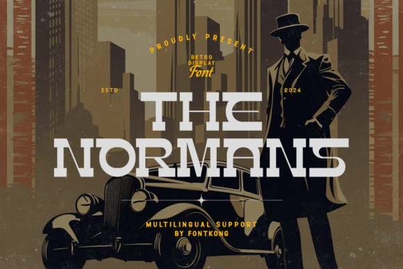 The Normans: A Bold Display Font for Editorial Storytelling