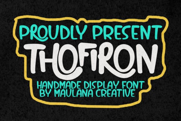 Thofiron: A Playful Brush Display Font for Modern Web Design