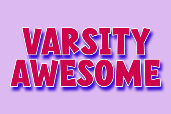 Varsity Awesome: A Friendly Display Font for Small Business Branding