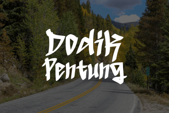 Why Dodik Pentung Is the Display Font Every Small Business Needs