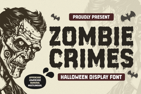Zombie Crimes Font Adds Undead Character to Editorial Design